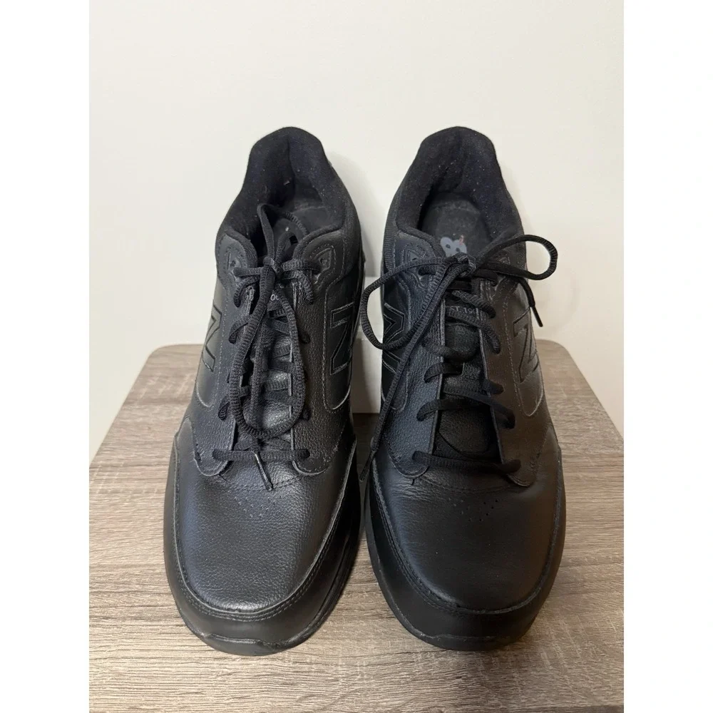 New Balance 928 MW928BK3 Men's 11.5 4E Black Leather Walking Shoes Extra Wide